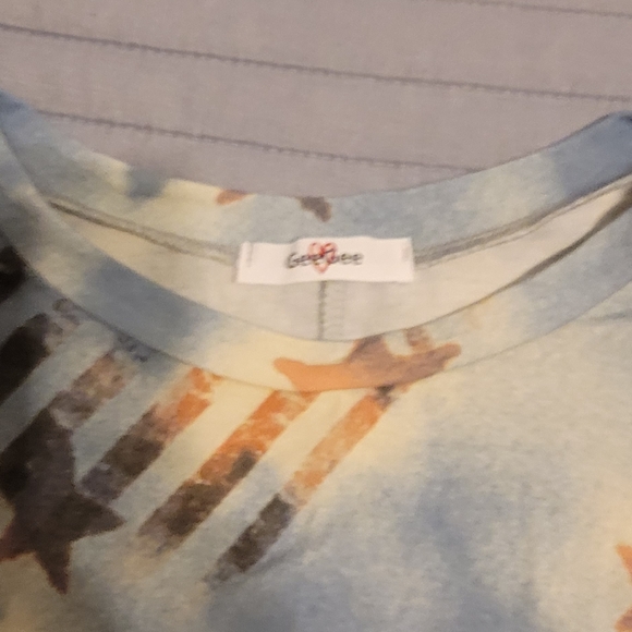 Geegee short sleeve fringe shirt - Picture 1 of 3